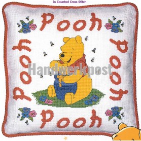 borduurpakket winnie de pooh, kussen
