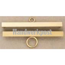 metalenbeslag voor bellekoord/groeimeter/meetlat 20 cm