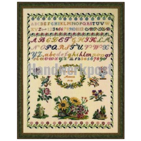 borduurpakket merklap, anno 1819