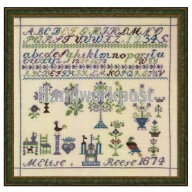 borduurpakket merklap, anno 1874