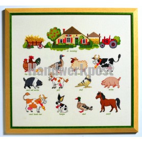 borduurpakket boerderij met dieren