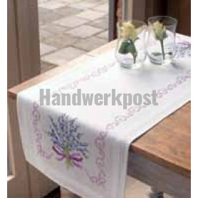 kruissteekloper lavendel, wit