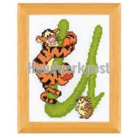 borduurpakket winnie de pooh, letter U