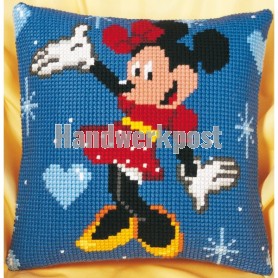kruissteekkussen mickey mouse, minnie