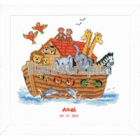 borduurpakket ark van noach, geboorte axel