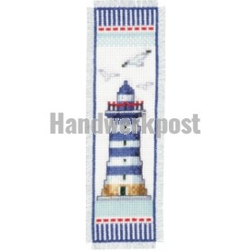 borduurpakket boekenlegger, sealife, vuurtoren
