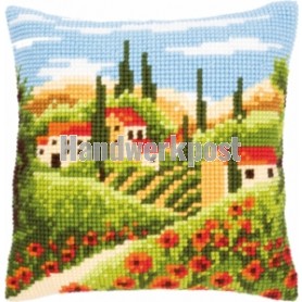kruissteekkussen toscane