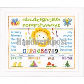 borduurpakket vier seizoenen, a.b.c.