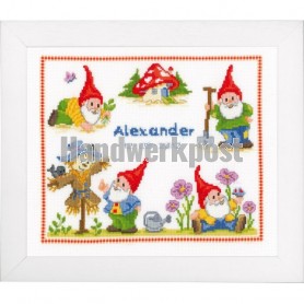 borduurpakket kabouters, geboorte alexander