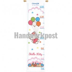 borduurpakket hello kitty, groeimeter/meetlat camille