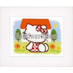 borduurpakket hello kitty, vier seizoenen, zomer