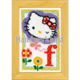 borduurpakket hello kitty, letter F
