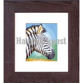 borduurpakket wildlife, zebra