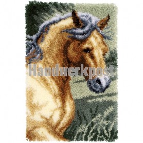 knoopkleed paard in draf