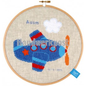 borduurpakket lief!, vliegtuig (incl. borduurring)