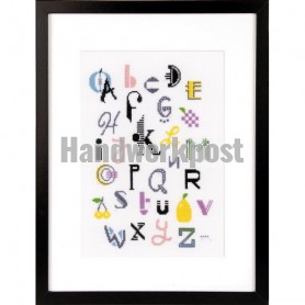 borduurpakket abstract a.b.c.