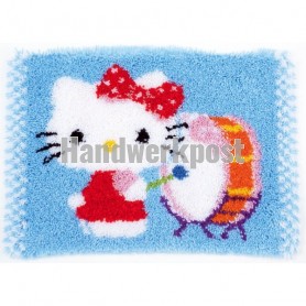 knoopkleed hello kitty, op de trom