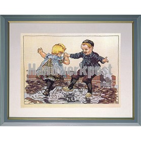 borduurpakket cornelis jetses, ot&sien, in de plas