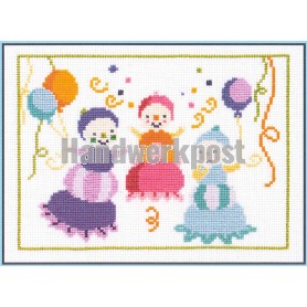 borduurpakket pim-pam-pom, ballonnen