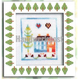 borduurpakket huis met boom (incl. p.p.)