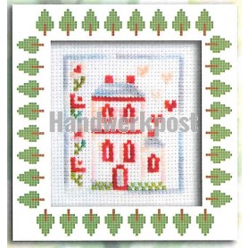borduurpakket huis met klimop (incl. p.p.)