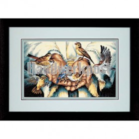 borduurpakket de handen van jezus