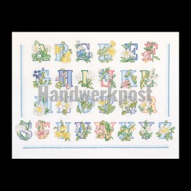 borduurpakket bloemen a.b.c.