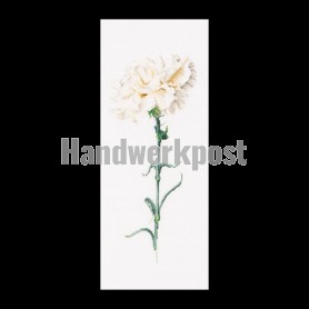 borduurpakket witte anjer