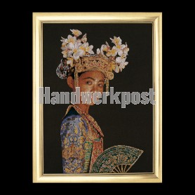 borduurpakket indonesische danseres (bruin)