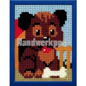 kruissteekwandkleed hondje-3