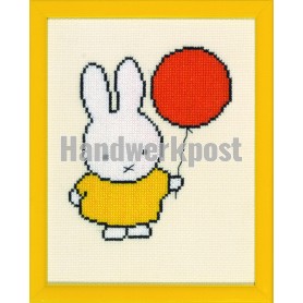 borduurpakket dick bruna, nijntje met ballon