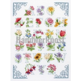 borduurpakket bloemen a.b.c.