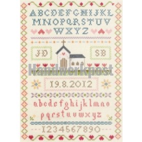 borduurpakket huwelijk klassiek jd-sb