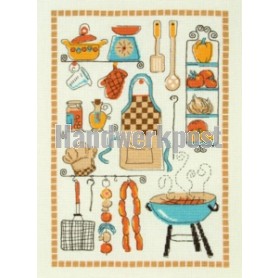 borduurpakket collage kokkerellen