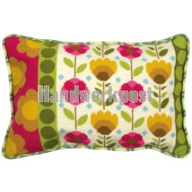 halve kruissteekkussen retro