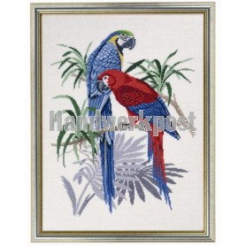 borduurpakket papegaaien