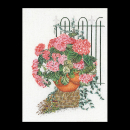 borduurpakket hortensia rose