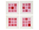 borduurpakket merklap, stekenlap, rood