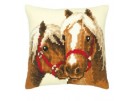 kruissteekkussen paarden
