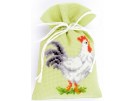borduurpakket kruidenzakje, haan, groen