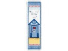 borduurpakket boekenlegger, sealife, strandcabine