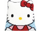 kruissteekkussen hello kitty (incl. kussenrug)