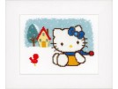 borduurpakket hello kitty, vier seizoenen, winter