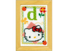 borduurpakket hello kitty, letter D
