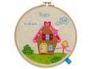 borduurpakket lief!, peperkoekenhuisje (incl. borduurring)