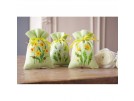borduurpakket kruidenzakje (3 st.) paardenbloemen, groen