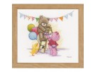 borduurpakket popcorn bear, verjaardagsfeestje!