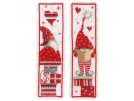 borduurpakket boekenlegger (2 st.) zingende kerstkabouters