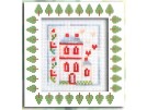 borduurpakket huis met klimop (incl. p.p.)