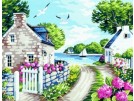 stramien zomerlandschap